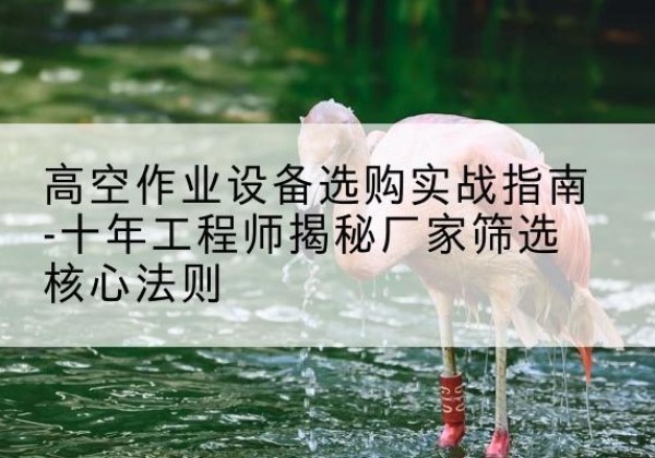 封开剪叉式升降机厂家-高空作业设备选购实战指南-十年工程师揭秘厂家筛选核心法则